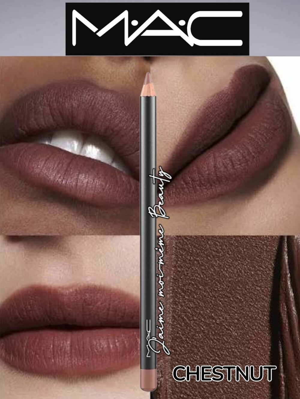 MAC Cosmetics Chestnut Lip Liner — Rich Brown